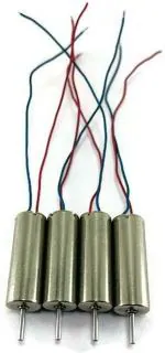 HUMSER 4 Pcs 7X20MM RC Drone CORELESS Motors 3.7v 37000rpm For Quadcopter Micro Motors Motor Control Electronic Hobby Kit