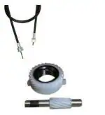 Road Religion Black Metal Yamaha Rx100 Speedometer Worn And Speedometer Cable Combo