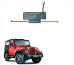 Feelitson Black Universal Fitment Oe Long Range Am/Fm Inside Interior Electronic Antenna For Thar