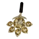 Artikle Pure Brass Pancharti Deep high Quality Diya for Diwali Pooja & Home Decoration Brass Hanging Diya (Height: 3.5 inch)