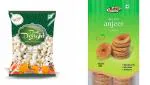 Pink Delight Dry Fruits | Phool Makhana (Fox nuts) 200 Gm + Tulsi Dry Ajneer 250 Gm | Pack of 2 | 450 Gm