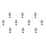 Comet Busters Black Traditional Bindi For Women