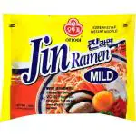 Ottogi Jin Mild Ramen Noodles, 120 gm (Pack of 4) - Imported from Korea