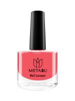 METABU Highly Pigmented and Long Lasting Nail lacquer , Super Glossy Finish , Non-Chipping , Non-Smudging , Cruetly Free, Gel Effect , Quick Drying Nail Polish , 8 ml RED SHADE , Color - 04 BRICK