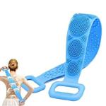 CONSONANTIAM Silicone Body Scrubber/Bath Body Cleaning Belt/Skin Brush Belt/Exfoliating/Exfoliator Body Washable Scrubber For Skin/Bathing/Body Dirt Removal For Kids Men's & Wome