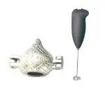 Urban buy Aluminium Gujiya Mould With Stainless Steel Coffee Beater, Multicolour & (Pack of 2)