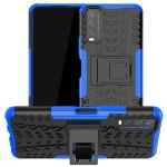 Lustree Vivo Y20, Y20A and Y20I Blue Plastic Shockproof Mobile Back Case Cover