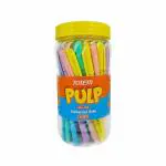TOTEM Pulp 50Pcs(40Blue Ink & 10 Black Ink) | 0.7mm Tip|Colourful Body|Budget Friendly Ball Pen