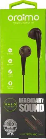 oraimo Earphone OEP-E21 Halo 2 (Pack of 3)