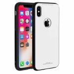 RUPELIK Apple iPhone XS, 10S White Toughened Glass Back with TPU Bumper Case Cover|FLIP CPOVER| MOBILE COVER| BACK COVER| MOBILE CASE| FLIP COVE