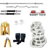 Body Tech Steel 30Kg Home Gym Set And Equipments.