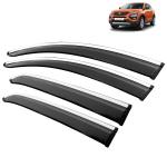 Kingsway Car Wind Deflectors Rain Guard Window Visor for Tata Harrier 2019, 2020, 2021, 2022, 2023, 2024, 2025 Model, Car Door Visor with SS Lining Online India, Car Sun Shades