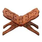 WOODCO HANDICRAFTS Pooja Book Stand/Rehal/Wooden Holy Book Stand/Wooden Book Stand/Ramayan - Geeta Stand