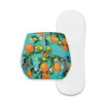 BASIC for Baby- Freesize Peaches Cloth Diapers for Day Time Use With Dry Feel Insert