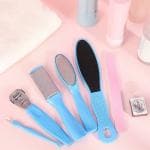KA CAYLA Beauzy Blue Stainless Steel and PVC 8 Pcs Pedicure Set (8 ml, Set of 8)