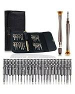 PagKis Precision Screwdriver Set for iPhone, MacBook, Mobiles, Laptops and Other Small Gadgets Electronic Devices (24 Bits, Black)