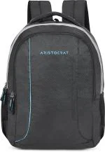 ARISTOCRAT Polyester 26L Amp Laptop Backpack (H) Black For Men & Women 26 L Backpack (Black)