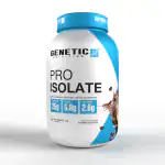 Genetic Nutrition Pro-Isolate Protein Supplement Powder - Cafe Mocha, 1 KG (2.2lbs)