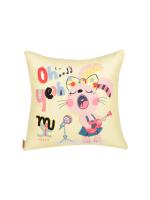 Sivya By Home - Printed Multi color cushion cover 14x14 Pack of 1