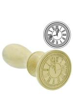 Artool ST90 Wood, Stainless Steel, Brass Roman Clock Wax Stamp Seal 3cm