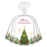 Festiko 48 Pcs Christmas Gift Tags (Design 8), Xmas Santa Gift Tags For Gift Wrap