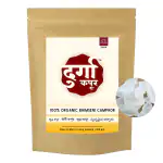 DURGA KAPUR 100% Pure Organic Bhimseni Camphor for Havan, and Daily Puja - 500 Gm