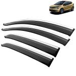 Kingsway Car Wind Deflectors Rain Guard Window Visor for Tata Altroz 2020, 2021, 2022, 2023, 2024, 2025 Model, Car Door Visor with SS Lining Online India, Car Sun Shades