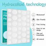 GMET Face Acne Pimple Patch - Pack of 72 | Hydrocolloid Waterproof Patches | For Active Surface Acne | Absorbs Pimple Overnight, Reduces Excess Oil | For All Skin Types