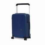 EUME Charter Cabin Wide Handle Trolley Bags for Travel, Cabin luggage, Cabin bag 57 cms| Polycarbonate (PC) 8 Hinomoto Wheels, Midnight Blue