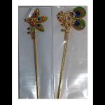 VARNI CREATION Ladoo Gopal Fancy Diamond BANSURI (Set of 2)