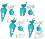BHAKTI 2 SHAKTI MAKING WORSHIP SPECIAL CamPure Camphor Cone (Original) | Pack of 4 | Room, Car and Air Freshener & Mosquito Repellent