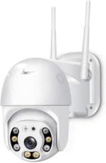 Smartcam 2.4 Mp Wifi Waterproof, Rotatable Ptz, Day- Night Vision Nvr Laptop Mobile Supportable Cloud Storage Security Camera With 128 Gb, 1 Channel