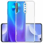 XVX Slim Soft Silicon Anti Dust Plug Transparent TPU Back Case Cover for Poco X2 / Mi Redmi K30