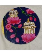 PRAVI'S ART & CRAFT Handmade Pichwai Art Hand Painted Wall Hanging & Table Decorative Item