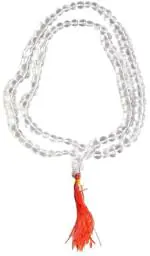 Feel Touch Mart Energized Sphatik mala High Rated Quality Bead by Lab Certified