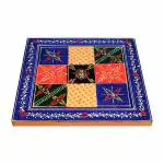 RAJASTHANI HAAT AND CRAFT Multicolor Decorative Wooden Dry Fruit Box With 4 Compartment |Gift Box //Sweets Box/Gift Box (8