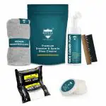ROYAL CARE PROFESSIONAL PREMIUM SILICONE FOAM CLEANER KIT for Shoe |SFOAM 150 ML + 1 BRUSH + SHINE SPONGE + MICROFIBER CLOTH + SHOE WIPES | Works on Leather, Whites, Nubuck, Golf Shoes, Basketball Shoes, Boots, Sandals