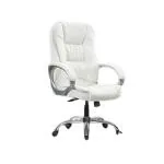 MRC EXECUTIVE CHAIRS ALWAYS INSPIRING MORE ALWAYS INSPIRING MORE M061 Pro Leatherette Revolving Office Chair with Swivel Chrome Stand and Tilting Locking Mechanism