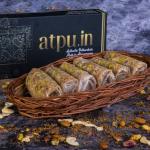 Atpu.In Jaggery(Bellam) Dry Fruits Putharekulu [10 Pcs] (30g x 10)