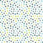 Paper Pep White Heart Print Gift Wrapping Paper 19 inch x 29 inch (Pack of 20)