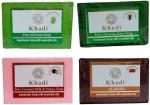 Khadi Herbal Handmade Soap Combo, 125 Gram Each (Pack Of 4)
