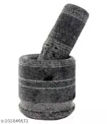 ERAMASHER STONEWARE idikallu 4.5 inch Mortar & Pestle Sets