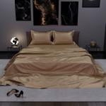 Stoa Paris Eternal Glow Sateen King Bed Sheet with 2 Pillow Covers From Date Night Collection
