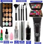 Toroka Women Makeup Kit Combo (Makeup Brush, Eye Shadow, Fixer, BB Cream)