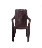 Chairman Plastic Mid Back Arm Chair | Versatile Chair for Home, Dining Room, Kitchen, Living Room, Bedroom, Office | Outdoor and Garden Use | Dust Resistant