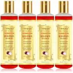 DRONTIKA WILD & PURE Natural Herbal 100% Pure & Organic Red Onion shampoo for hair strengthening & hair fall control - Paraben & Sulphate free 420ML Pack of 24