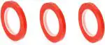 Ganesa - Craft Fantasy Red Double Cello Tape (Pack of 3)