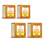 Khadi Organique Herbal Brown Mehndi for Nourishes Hair, control Dandruff (Pack of 4) 300 gm