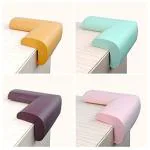 MAPPERZ L Shape Baby Child Corner Protector Safety Cushion Table Desk Bed Edge Guards (Pack of 4)