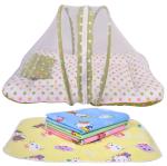 Kwitchy New Born Baby Mosquito Net Bed With Bed Protector